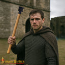 Maza de combate de los siglos XII–XIV, semi-afilada