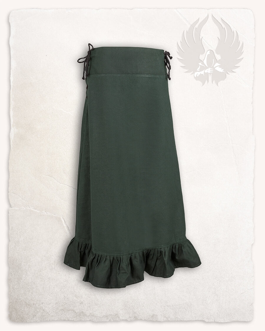 Skirt Nelly, tarpaulin, green