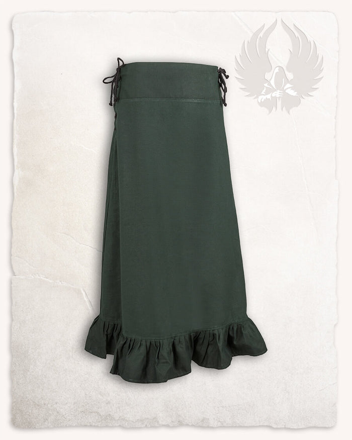Skirt Nelly, tarpaulin, green