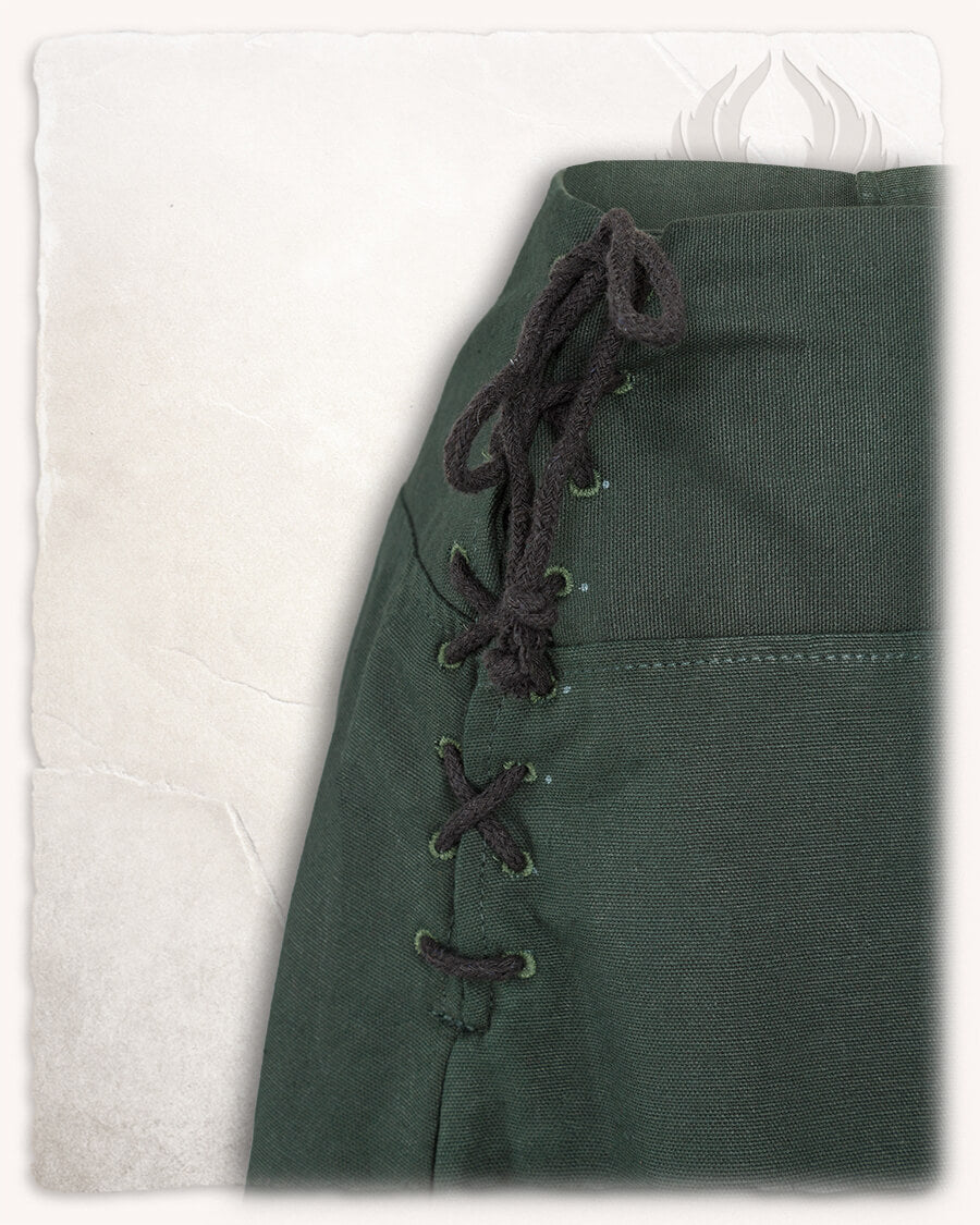 Skirt Nelly, tarpaulin, green