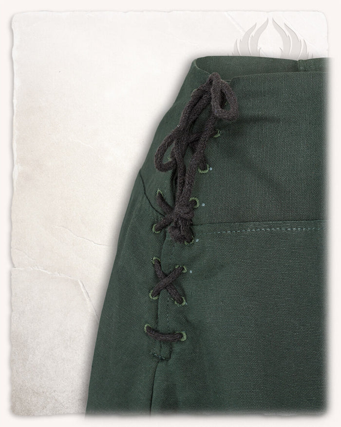 Skirt Nelly, tarpaulin, green
