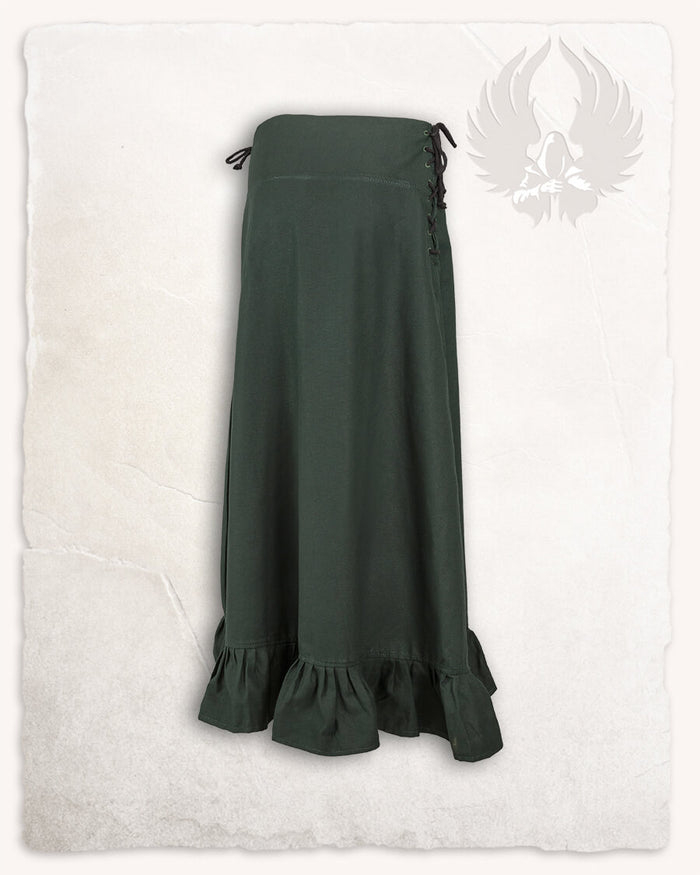 Skirt Nelly, tarpaulin, green