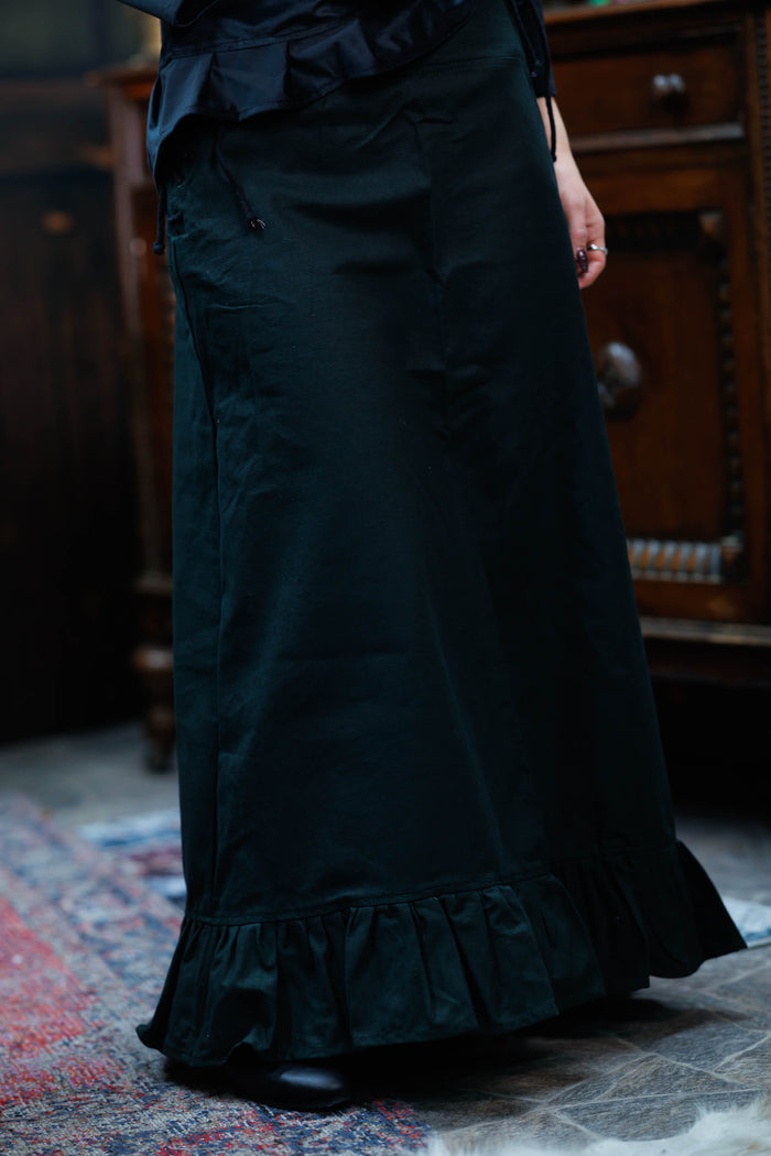 Skirt Nelly, tarpaulin, black