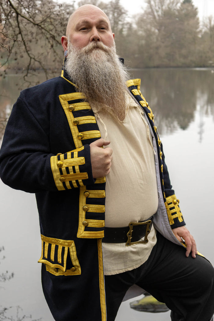 Admiral's coat Nelson, frock coat, dark blue