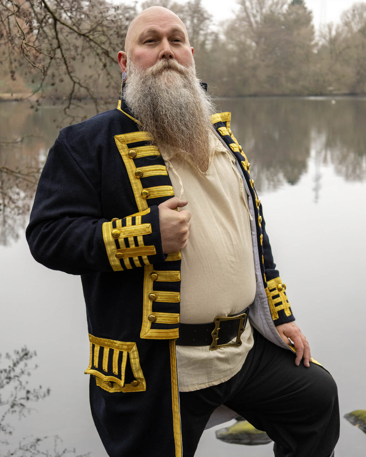 Admiral's coat Nelson, frock coat, dark blue