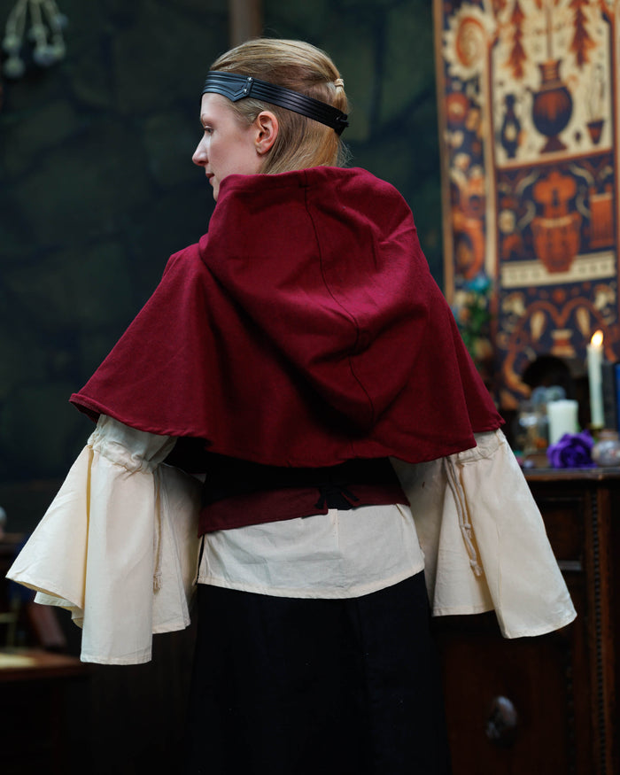 Kaproen met knopen Notker, bordeaux