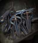 Jew's harp large, forged iron