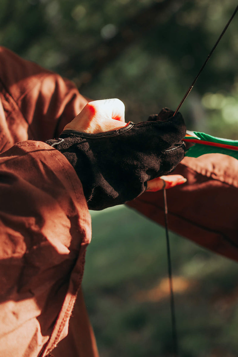 Rękawica łucznicza Robin, brązowa