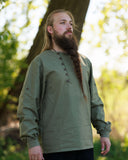 Slavic shirt Tymond, olive green