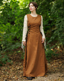 Surcot medievale Uma, color sabbia