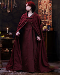 Cloak Ceres, wool blend, bordeaux