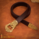 Viking belt Borre style, brown