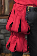 Landsknecht puffy trouser leg Daniel, red, per piece