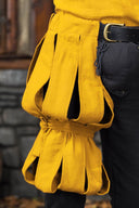 Landsknecht puffy trouser leg Daniel, yellow, per piece