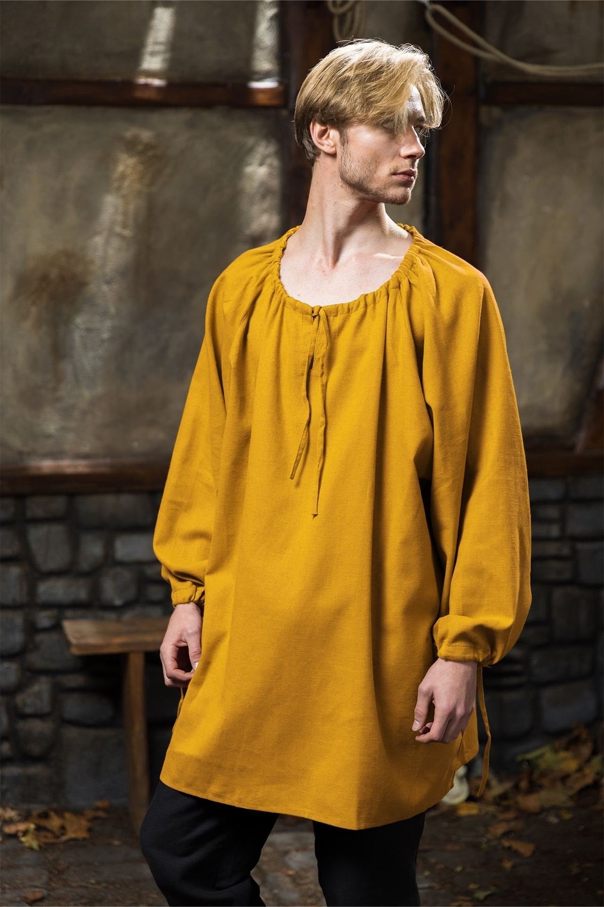 Landsknecht shirt Daniel, yellow