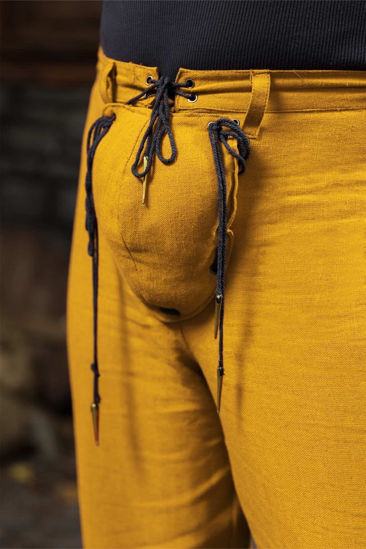 Landsknecht trousers Daniel, yellow