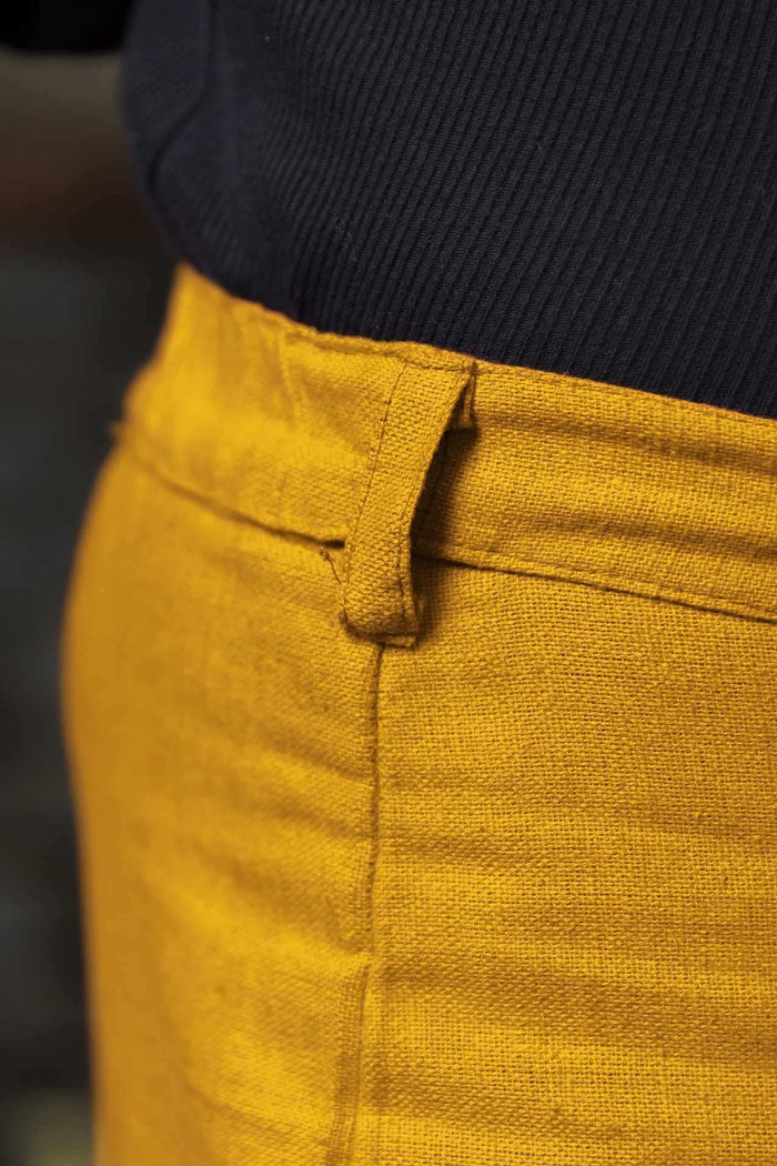 Landsknecht trousers Daniel, yellow