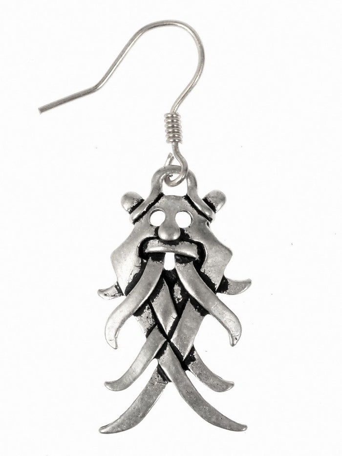 Viking Earrings Moesgaard-mask, bronze