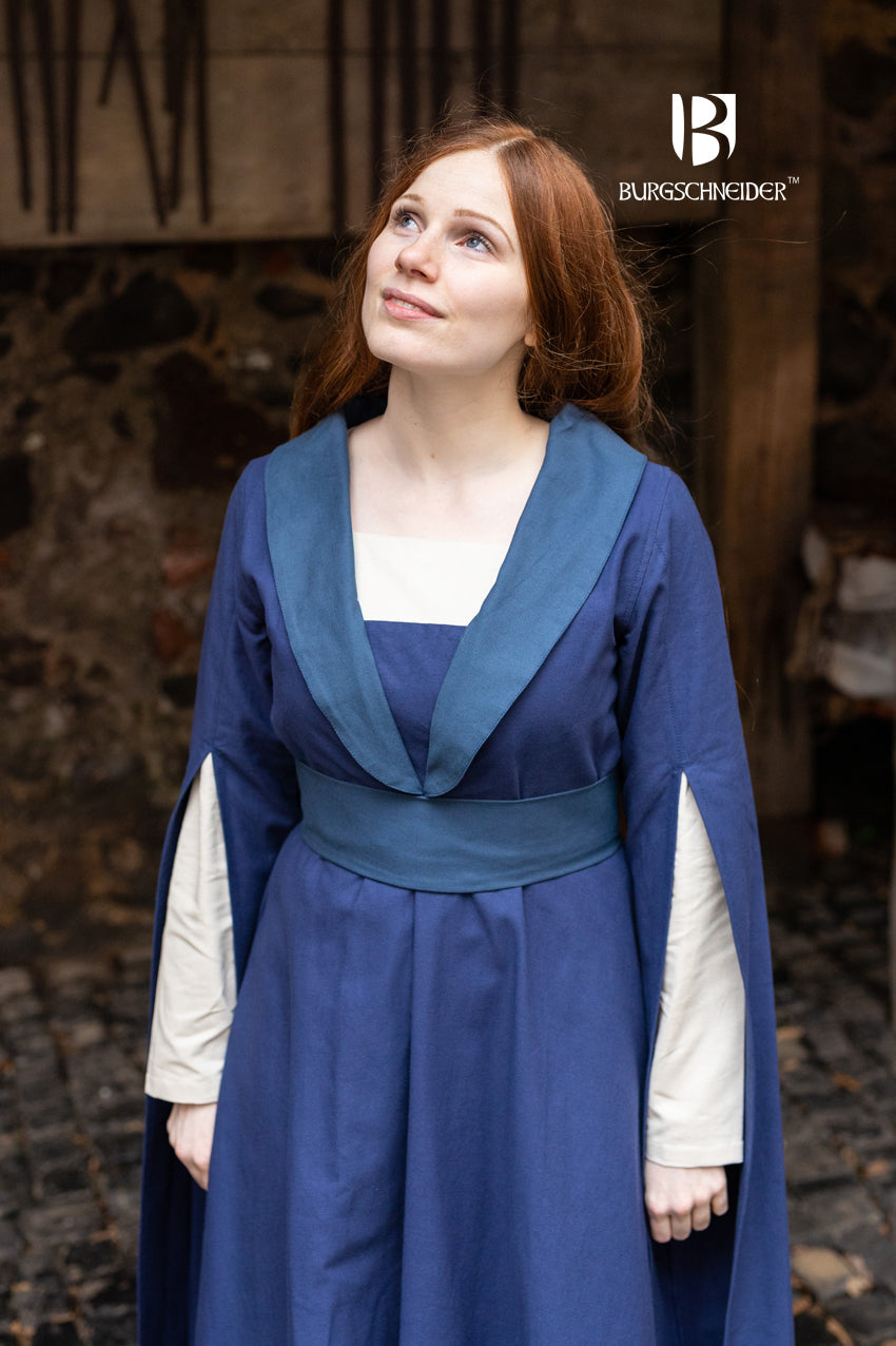 Bourgondische jurk Agnes, laat 15e eeuw, blauw