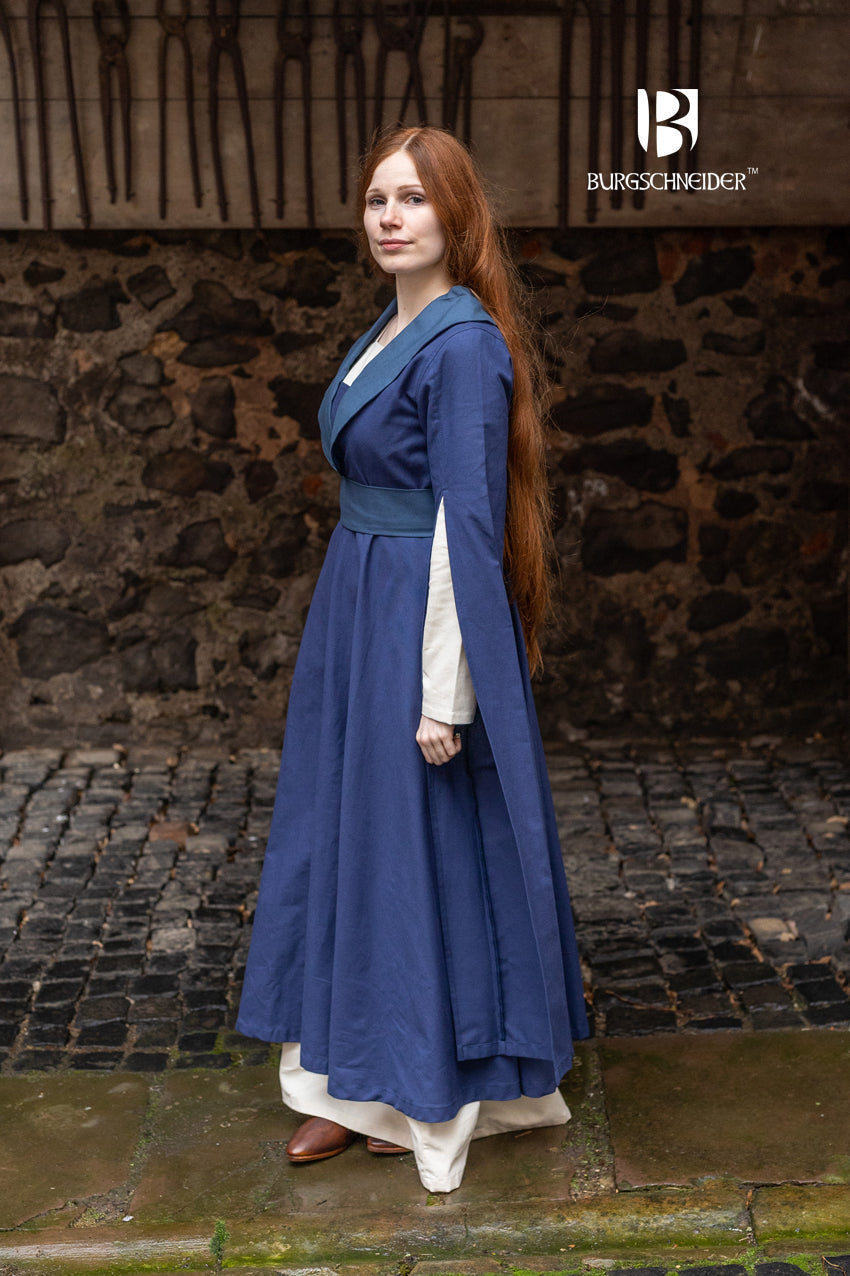 Bourgondische jurk Agnes, laat 15e eeuw, blauw
