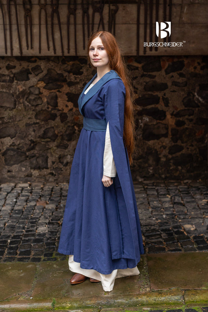 Bourgondische jurk Agnes, laat 15e eeuw, blauw