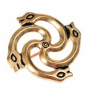 Baltische slangenfibula, Kernavė, brons