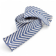 Roman belt herringbone, blue