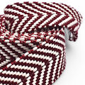 Roman belt herringbone, dark red