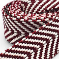 Roman belt herringbone, dark red