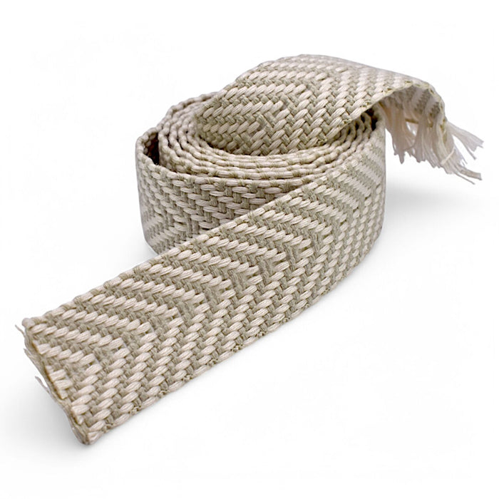 Roman belt herringbone, natural beige