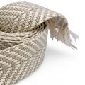 Roman belt herringbone, natural beige