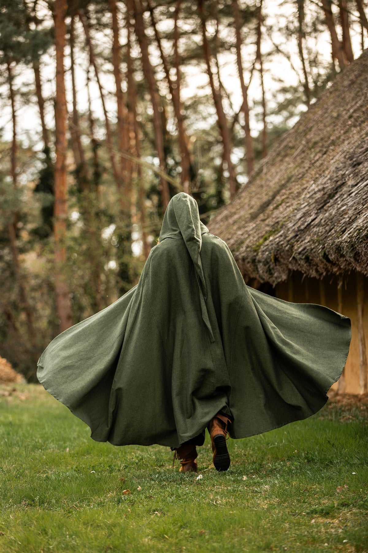 Cloak Milisant, green