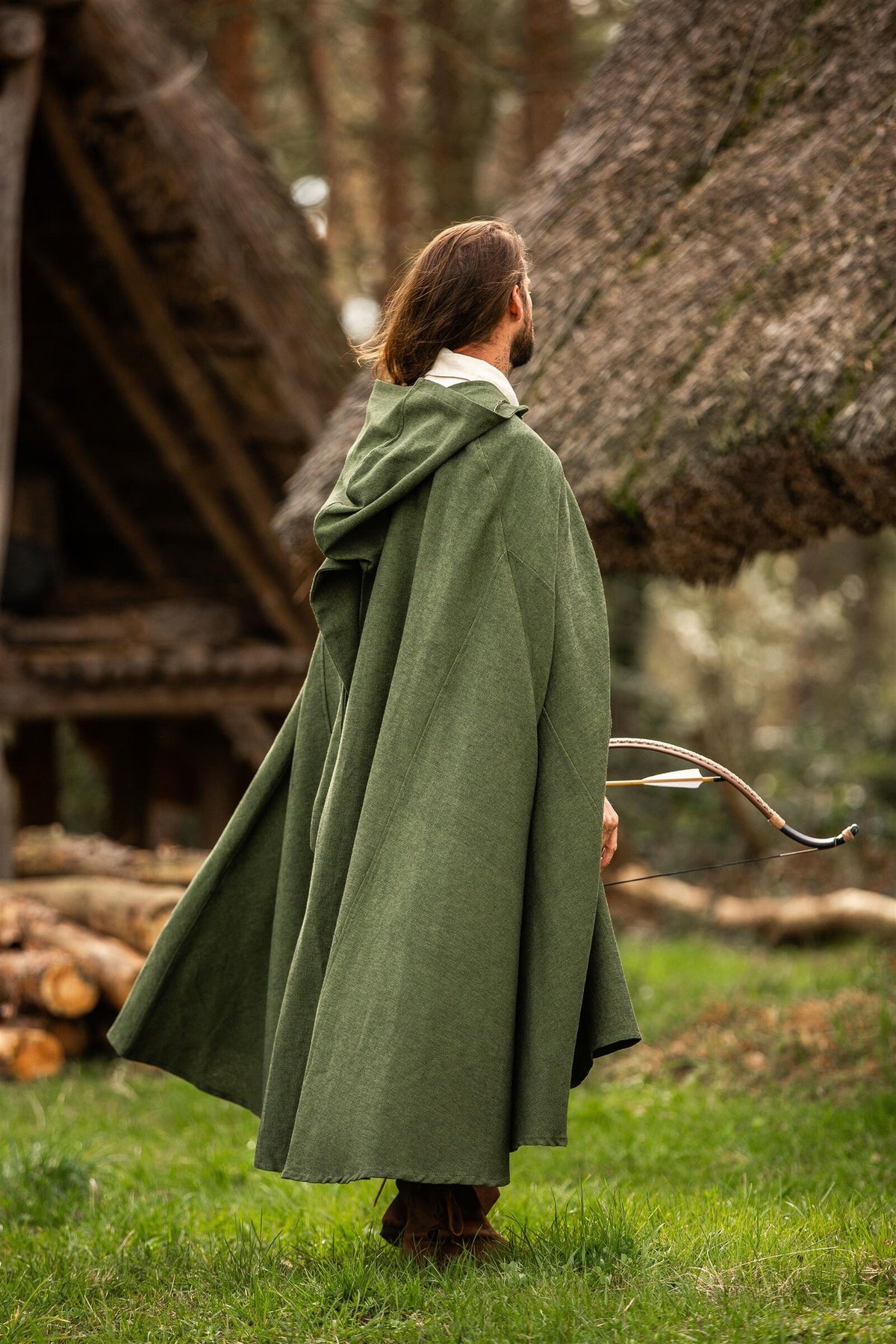 Cloak Milisant, green