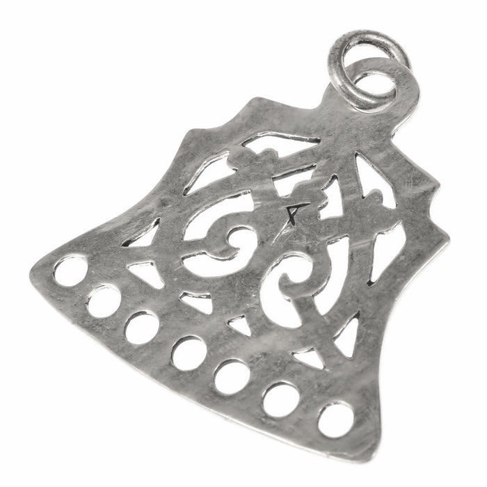 Viking pearl divider floral pattern, Latvia, bronze