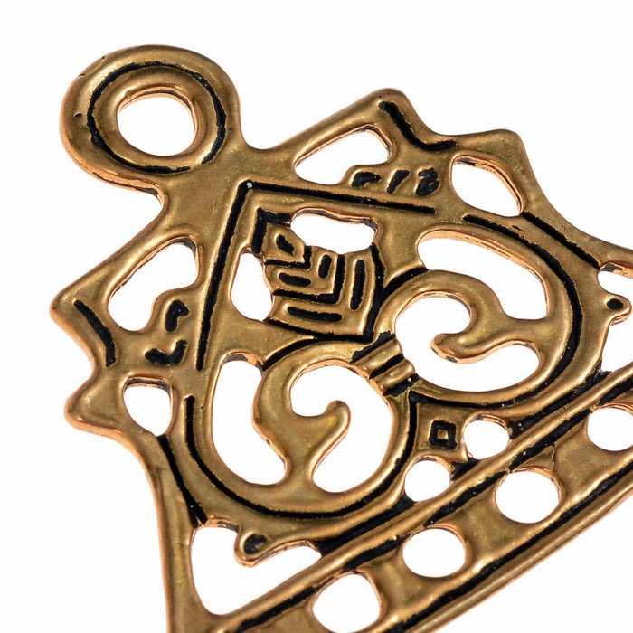 Viking chain divider, Latvia, 8th-10th century, silvered bronze