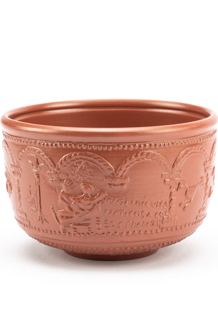 Terra sigillata cup Lavina, erotic relief