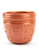 Terra sigillata cup Priscus, gladiator scene