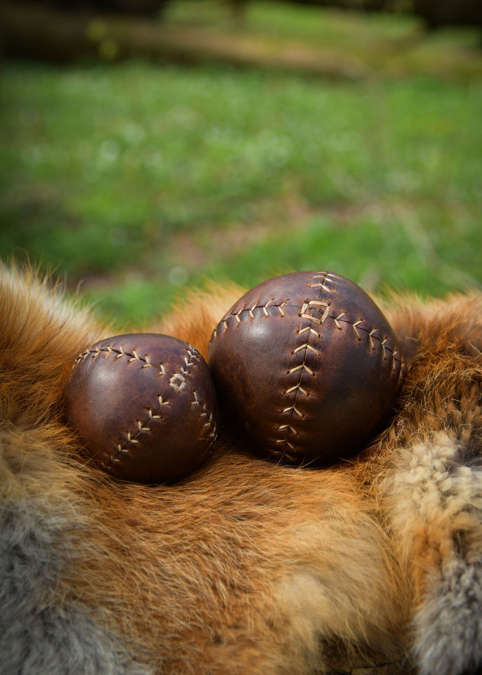 Leather balls assortment