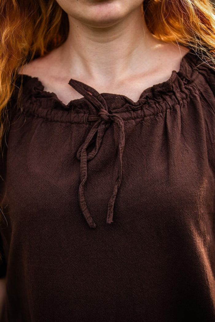 Festival jurk Melisande, bruin
