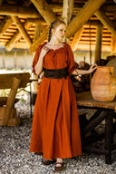 Festival jurk Melisande, roest