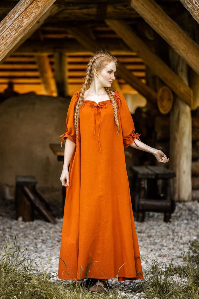Festival jurk Melisande, roest