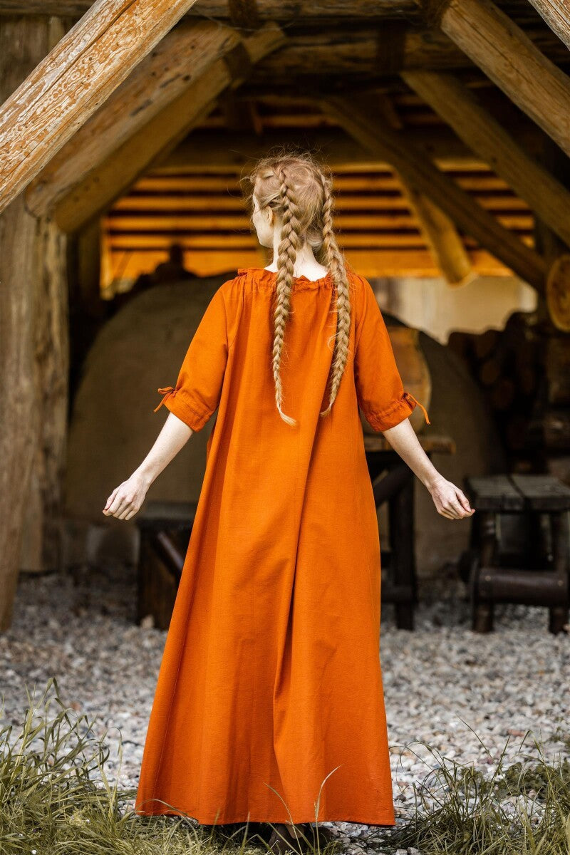 Festival jurk Melisande, roest