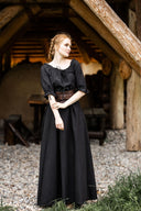 Festival jurk Melisande, zwart