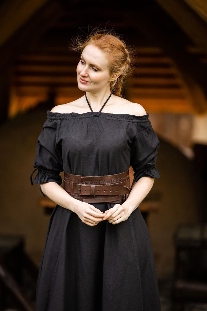 Festival jurk Melisande, zwart