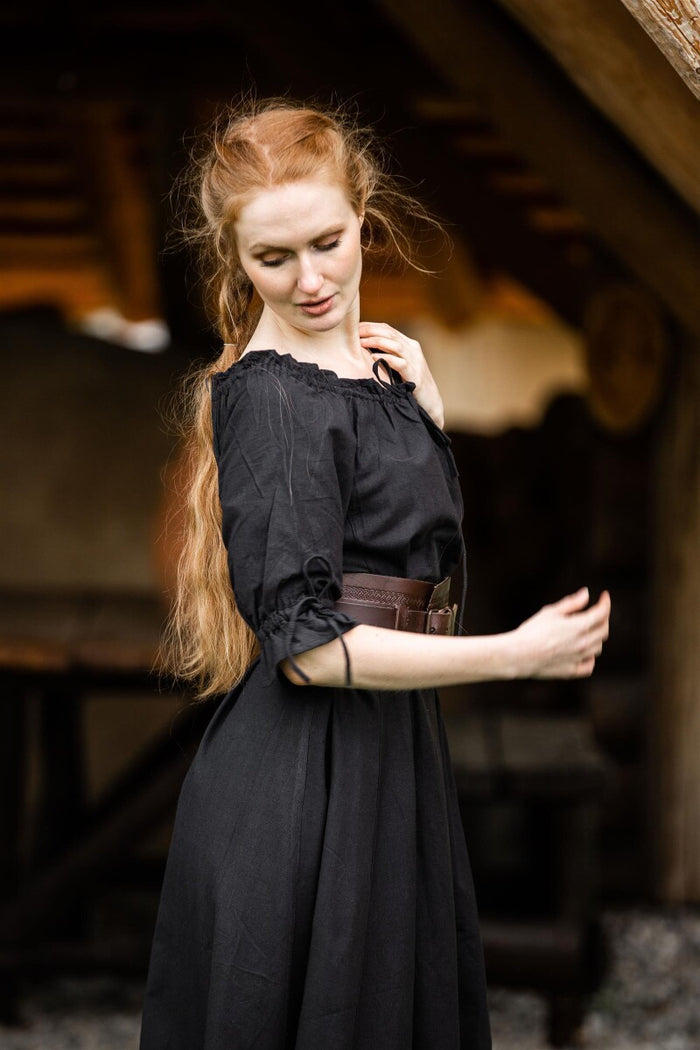 Festival jurk Melisande, zwart