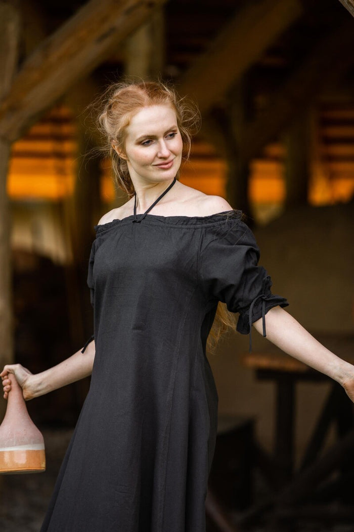 Festival jurk Melisande, zwart