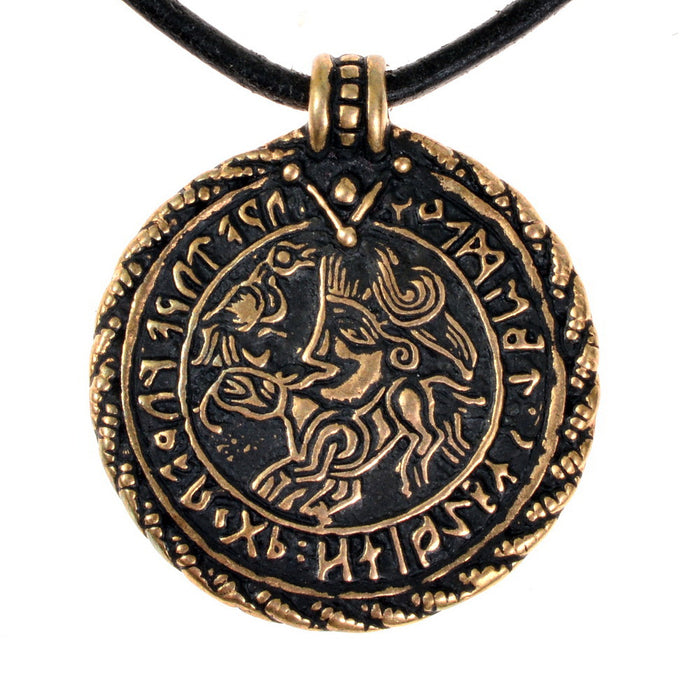 Bractate of Vadstena, 5th century, bronze