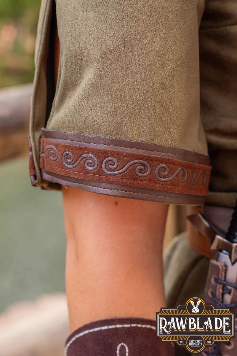 Briannan Ranger tunic, suede, green