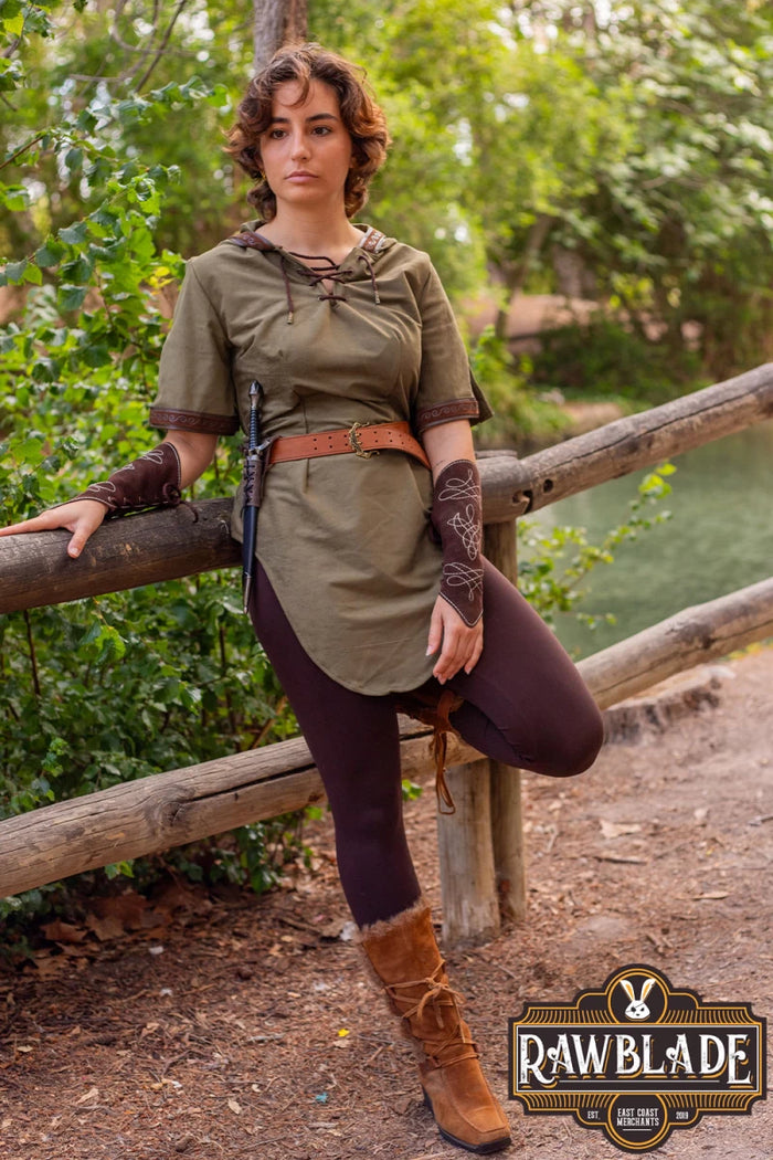 Briannan Ranger Tunic, suede, green