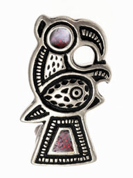 Frankish bird fibula, Comtesse de Béhague, silvered bronze